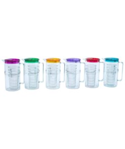 Alternative view of Acrylic Jug with Cups