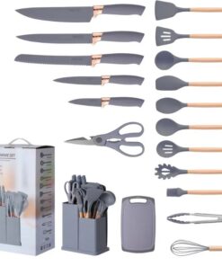 Alternative view of 19pcs Evryealth Kitchenware Silicone Cutlery Set