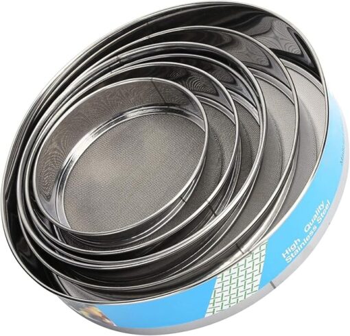 Stainless Steel Round Strainer (6 Piece Set) - Image 2