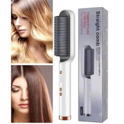 Straight Comb Temperature Control Hair Straightener - Image 2