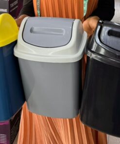 Swing Top Small Plastic Waste Bin
