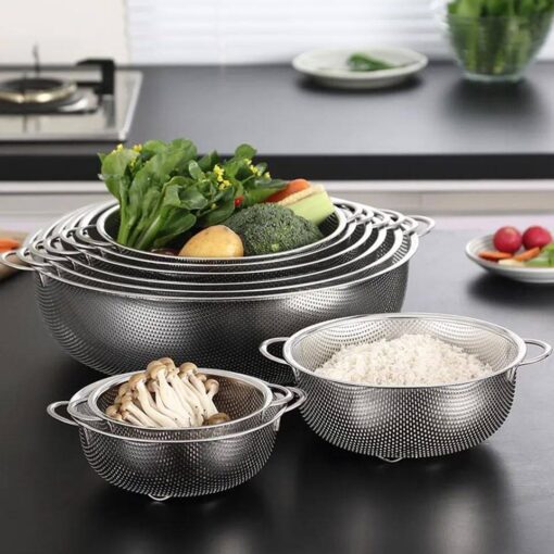 Sunrise Hardware Steel Strainer (6 Pcs Set) - Image 9