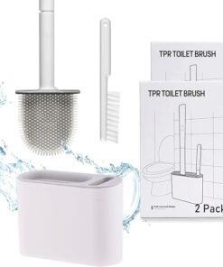 2 in 1 TPR Silicone Toilet Brush