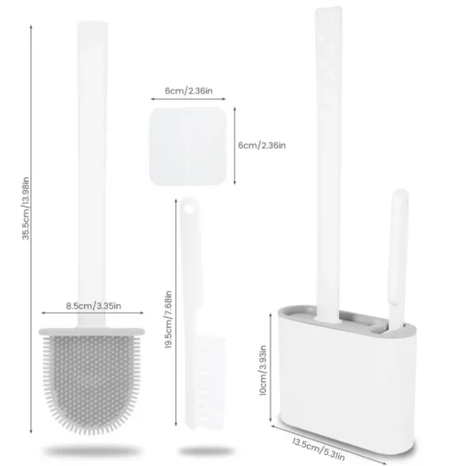 2 in 1 TPR Silicone Toilet Brush - Image 8