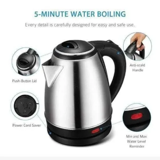 2.2Ltrs/2.0Ltrs Cordless Electric Kettle - Image 4