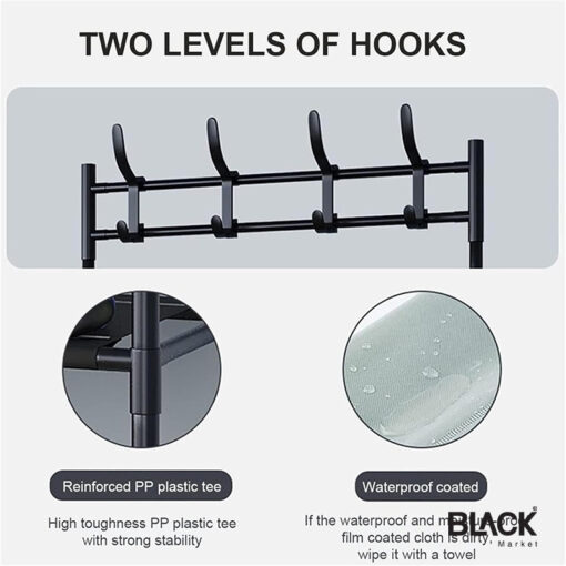 Multifunctional Shoe and Hat integrated Frame Rack - Image 7