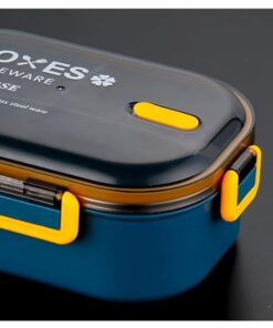 Alternative view of 2 Partition Lunch Box with Extra Bowl