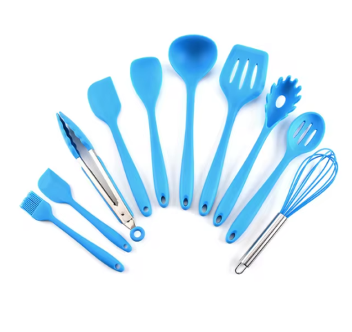 Full Silicone Kitchen Utensil Set (10 pcs) - Image 3