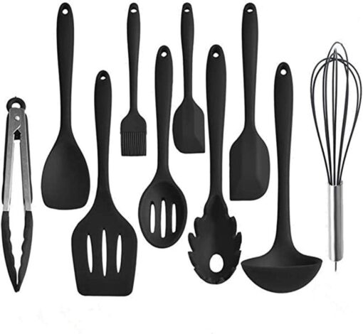 Full Silicone Kitchen Utensil Set (10 pcs) - Image 2