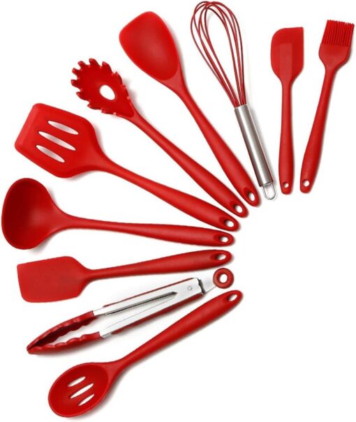 Full Silicone Kitchen Utensil Set (10 pcs) - Image 4
