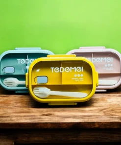 2 Partition Lunch Box with Cutleries