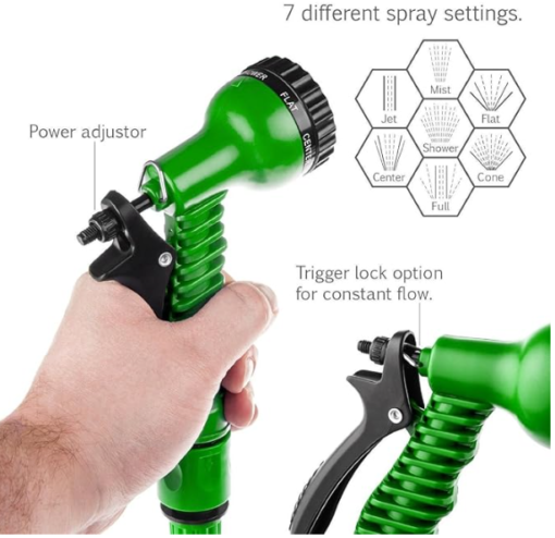 Magic Hose Flexible 3x Expandable Garden Hose Spray - Image 5