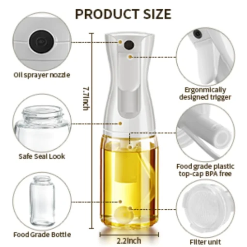 Oil Spray Bottle/Jar - Image 9