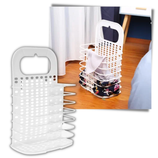 Plastic Wall Laundry Basket - Image 7