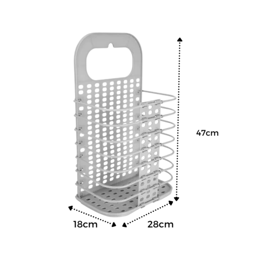 Plastic Wall Laundry Basket - Image 8