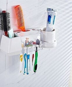 Alternative view of Wall Toothbrush Rack with Cup
