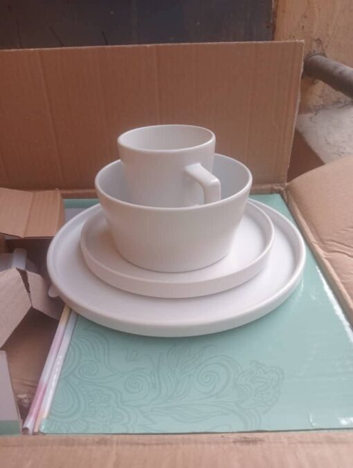 16pcs Ceramic Stoneware Dinner Set - Image 6