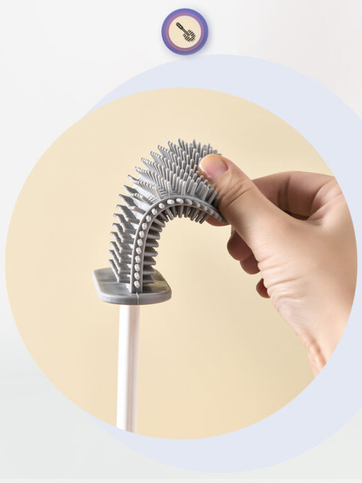 3 in 1 TPR silicone Toilet brush - Image 7