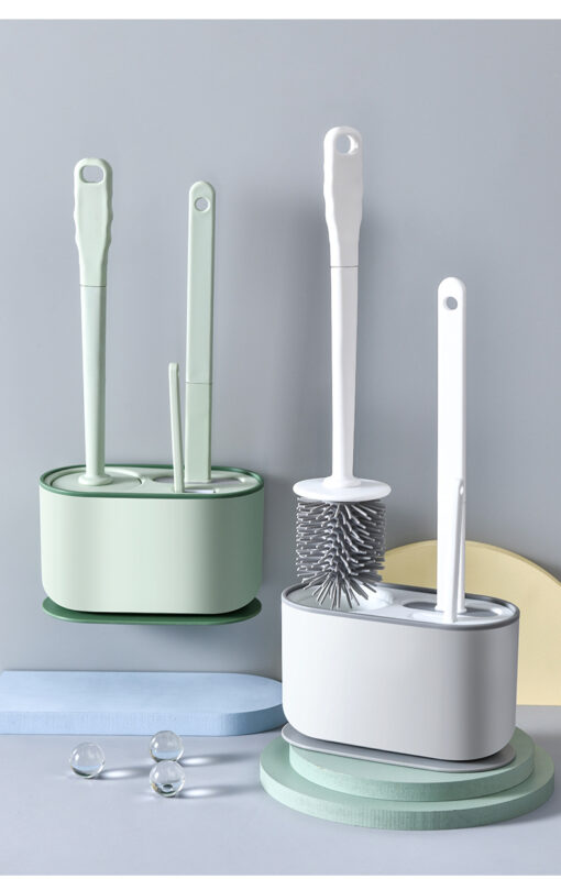 3 in 1 TPR silicone Toilet brush