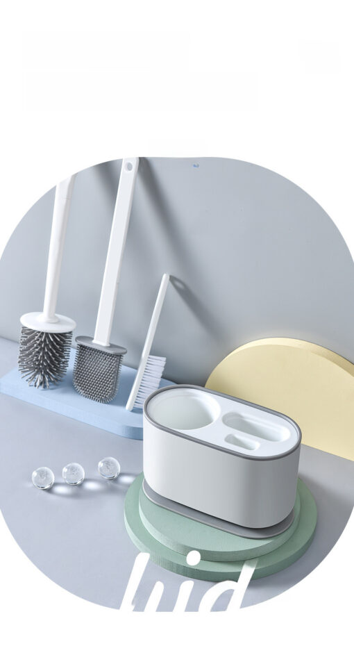 3 in 1 TPR silicone Toilet brush - Image 2