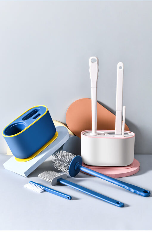3 in 1 TPR silicone Toilet brush - Image 3