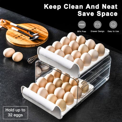 Acrylic Egg Rack (2 Steps, 32 eggs) - Image 4