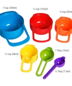 Alternative view of Multi coloured Measuring Spoon