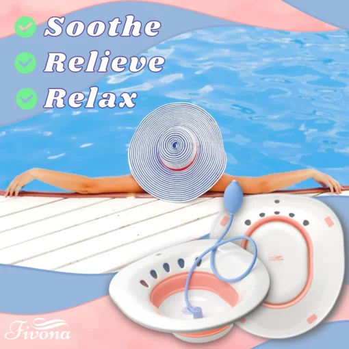Collapsible Sitz Bath with Pump - Image 4