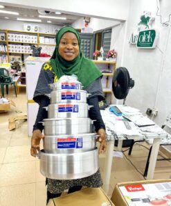 Alternative view of 6pcs Tornado Cast Aluminum Pot