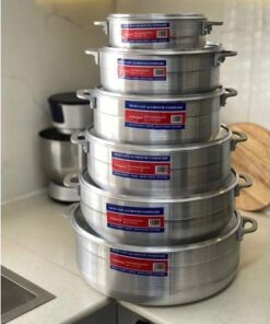 6pcs Tornado Cast Aluminum Pot