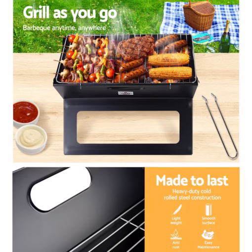 Portable BBQ Charcoal Grill - Image 4