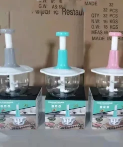 Alternative view of 2 Ltrs Multifunctional Hand Push Grater with Accessories