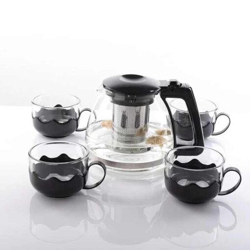 5 in 1 Glass Jug with Cups - Image 2