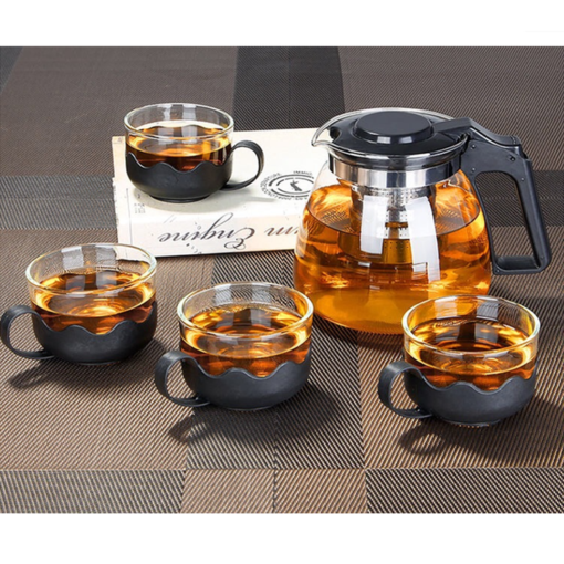 5 in 1 Glass Jug with Cups - Image 5