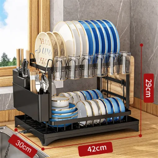 Convenient Folding Dish Drainer (2 Step) - Image 5