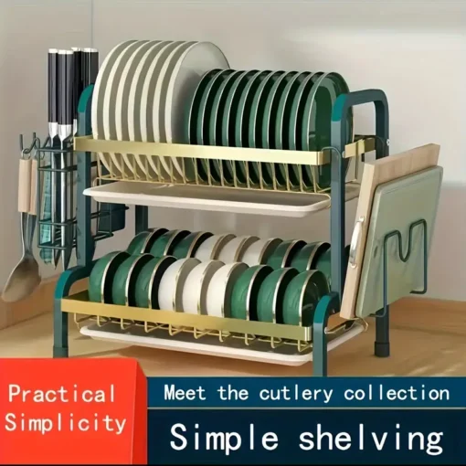 Multifunctional Bowl/Plate Rack (2 Steps) - Image 7