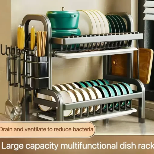 Convenient Folding Dish Drainer (2 Step) - Image 3
