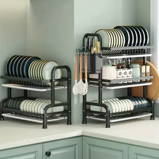 Multifunctional Bowl/Plate Rack (2 Steps) - Image 10
