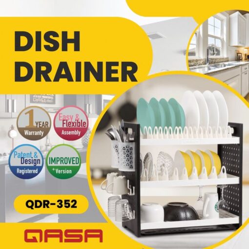 Qasa Dish Drainer (3 Step)
