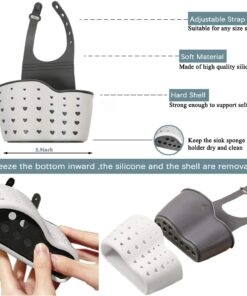 Alternative view of Silicone Tap Sponge Holder (Double Layer)