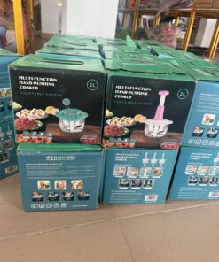 2 Ltrs Multifunctional Hand Push Grater with Accessories