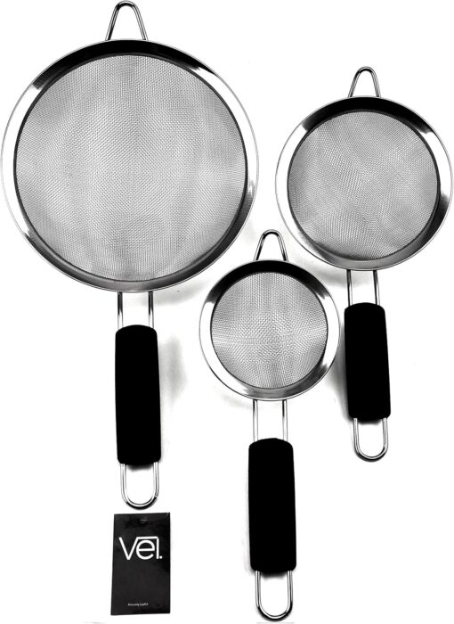 3 in 1 Stainless Mini Hand Sieve/Strainer - Image 3