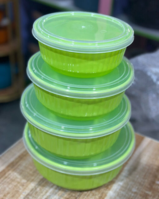 4 Set Covered Unbreakable Container - Image 3