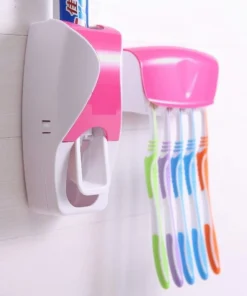 Alternative view of Toothpaste Dispenser With Toothbrush Holder