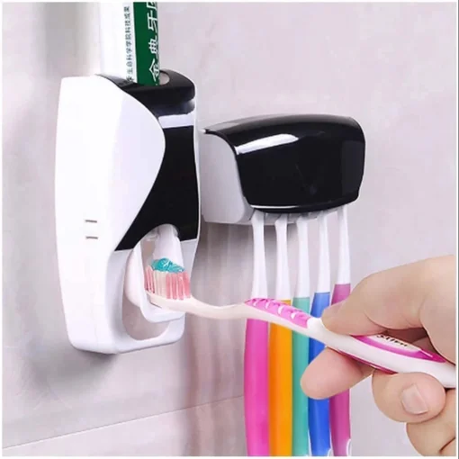 Toothpaste Dispenser With Toothbrush Holder - Image 7