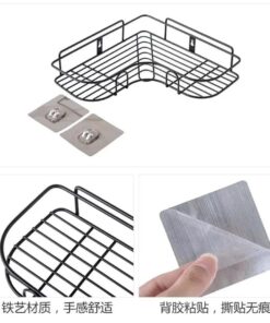 Alternative view of Metallic Corner Shelves