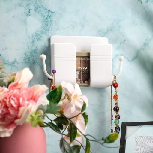 Phone/Remote Wall Hanger with Hook - Image 2