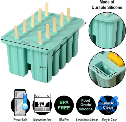 Silicone Popsicle Maker with Accessories - Image 2