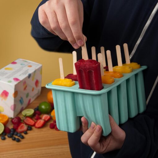 Silicone Popsicle Maker with Accessories - Image 4