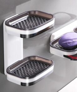 Wall Mount Double layer Soap Holder